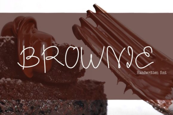 Brownie Font Poster 1