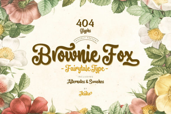 Brownie Fox Font Poster 1