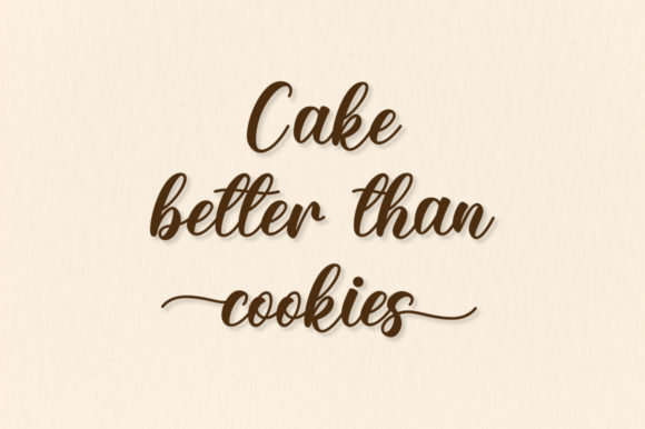 Brownies Font Poster 2