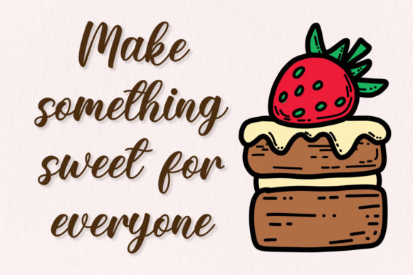 Brownies Font Poster 3