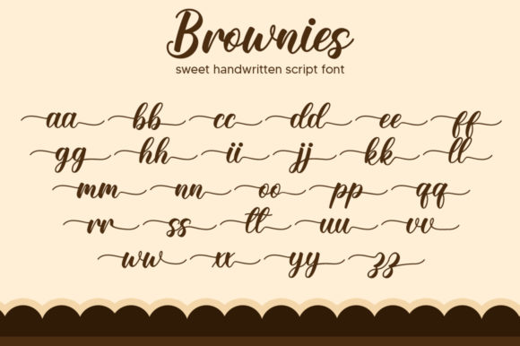 Brownies Font Poster 8