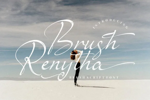 Brush Renytha Font Brush Renytha Font Poster 1