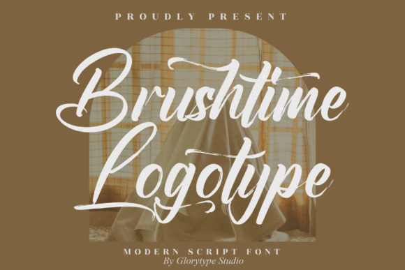 Brushtime Logotype Font Poster 1
