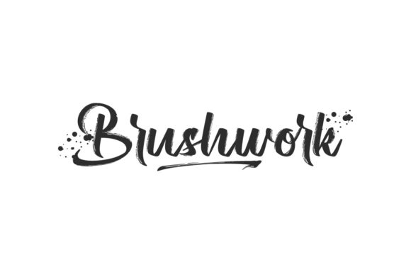 Brushwork Font Poster 1