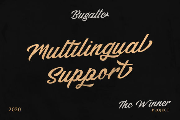 Bugatte Font Poster 3