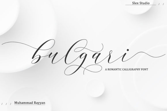 Bulgari Font