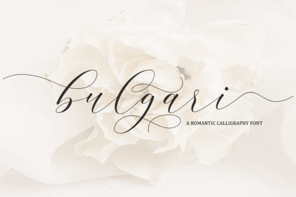Bulgari Font Poster 2