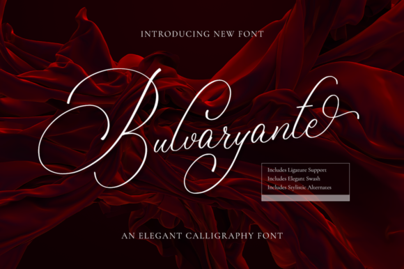 Bulvaryante Font Poster 1