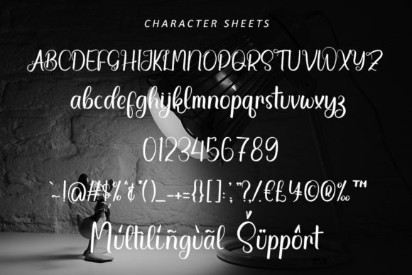 Bunny Angel Font Poster 5