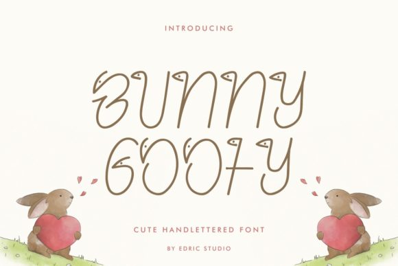 Bunny Goofy Font Poster 1
