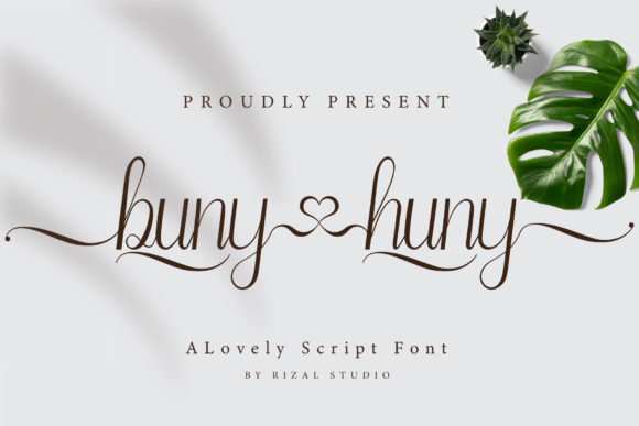 Buny Huny Font Poster 1