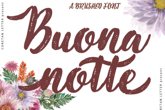 Buonanotte Font Poster 1