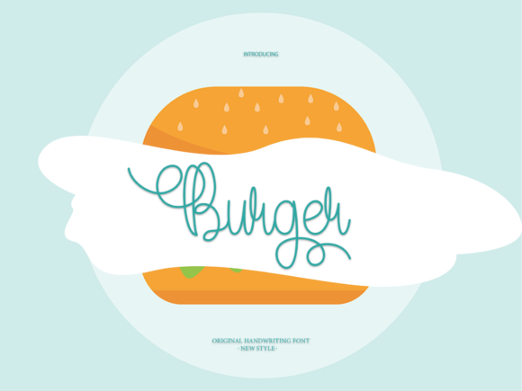 Burger Font Poster 1