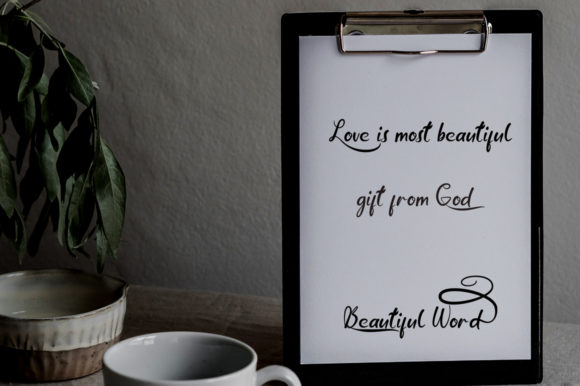 Bus Wedding Font Poster 6