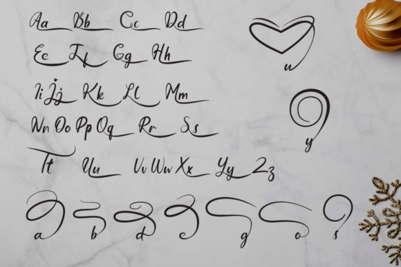 Bus Wedding Font Poster 8