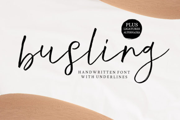 Busling Font Poster 1