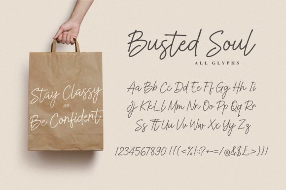 Busted Soul Font Poster 6