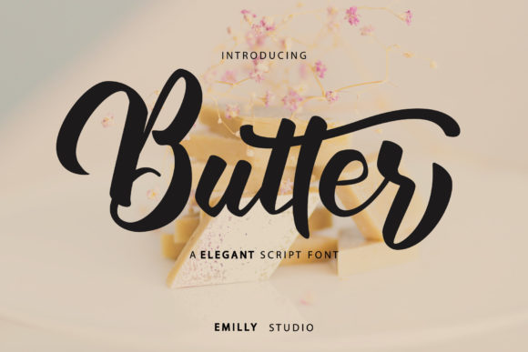 Butter Font Poster 1