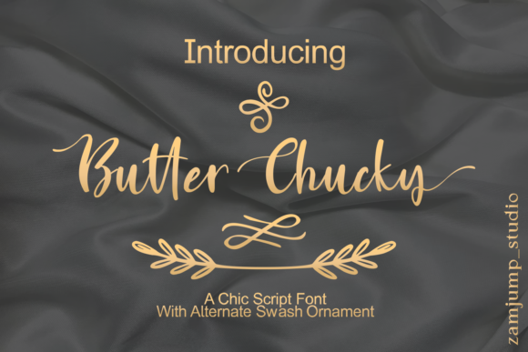 Butter Chucky Font Poster 1