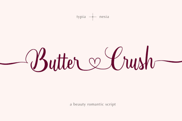 Butter Crush Font Poster 1