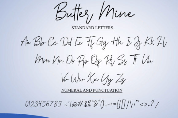Butter Mine Font Poster 7