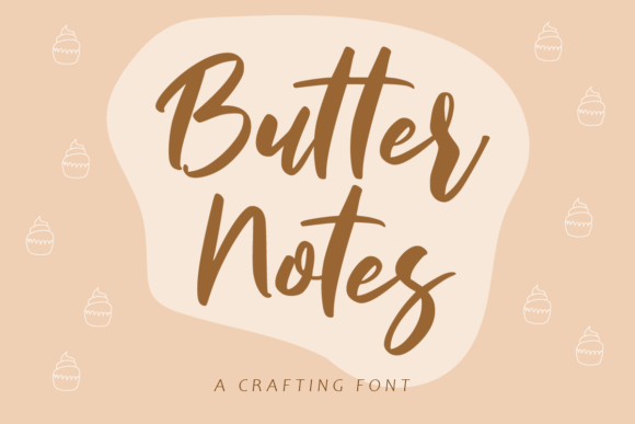 Butter Notes Font Poster 1