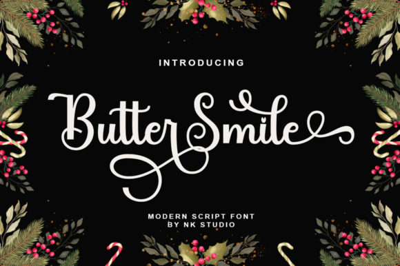 Butter Smile Font Poster 1