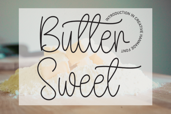Butter Sweet Font Poster 1