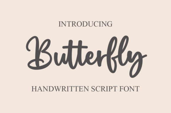 Butterfly Font