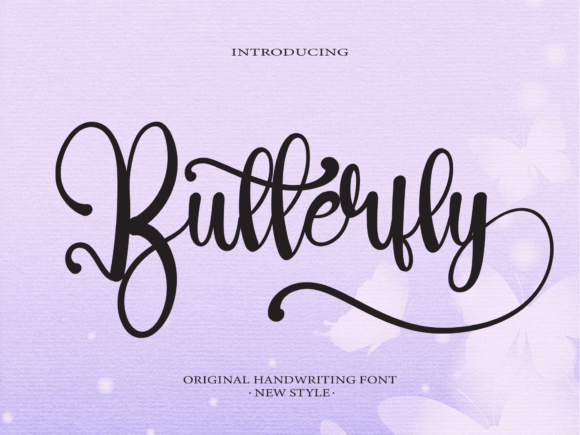 Butterfly Font