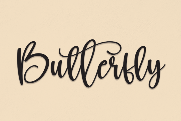 Butterfly Font