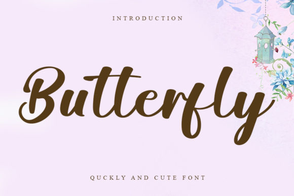 Butterfly Font