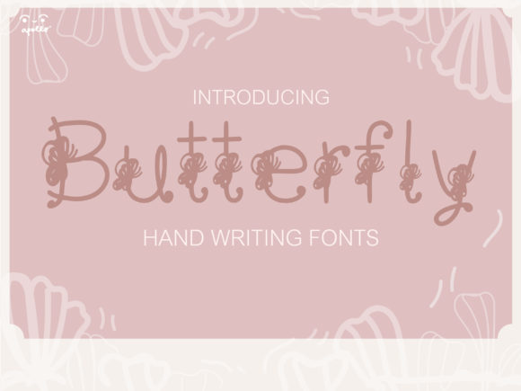 Butterfly Fine Font Poster 1