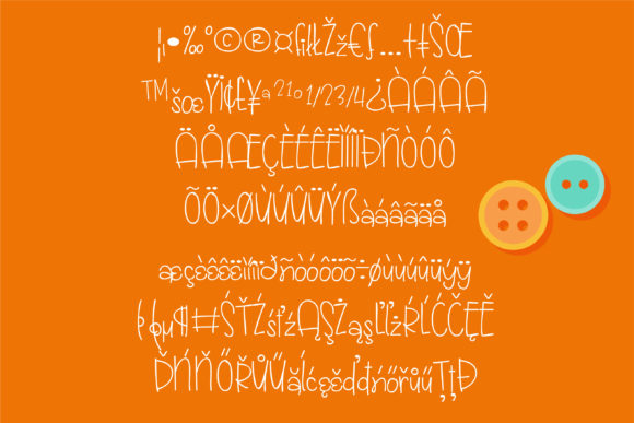 Buttondown Font Poster 7