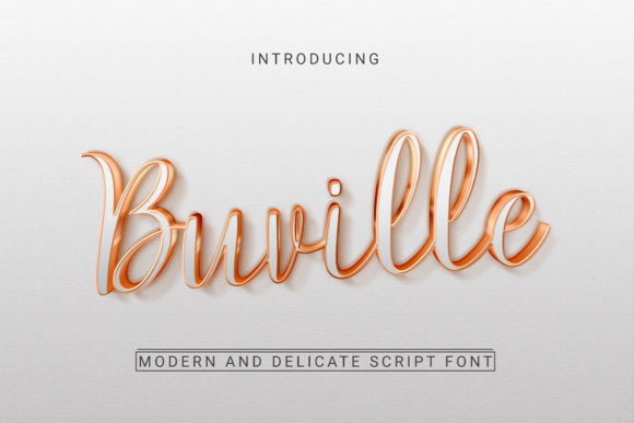 Buville Font Poster 1