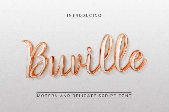 Buville Font Poster 1