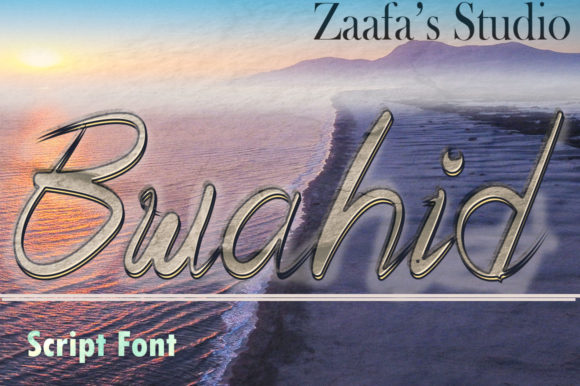Bwahid Font Poster 1