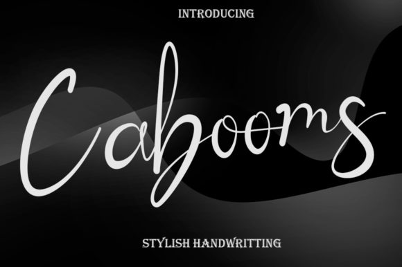 Cabooms Font Poster 1