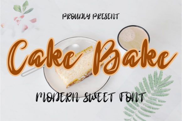 Cake Bake Font Poster 3
