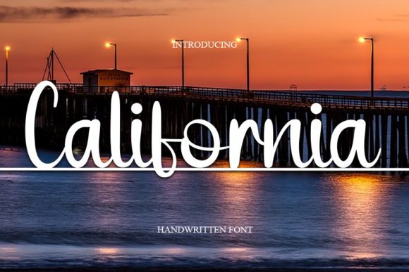 California Font Poster 1