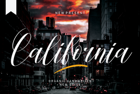 California Font Poster 1