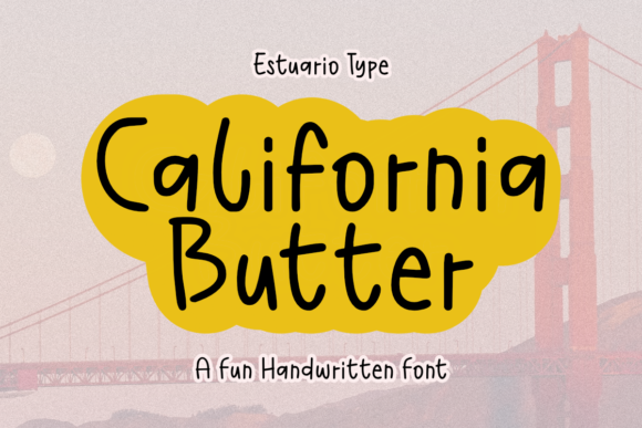 California Butter Font Poster 1