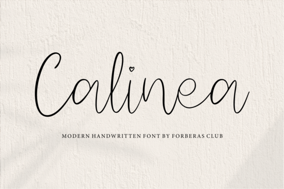 Calinea Font Poster 1