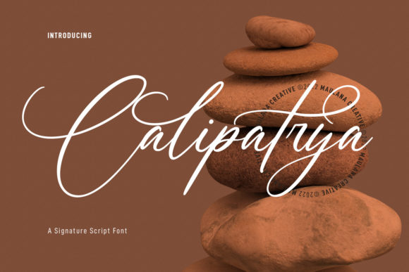 Calipatrya Signature Script Font Poster 1
