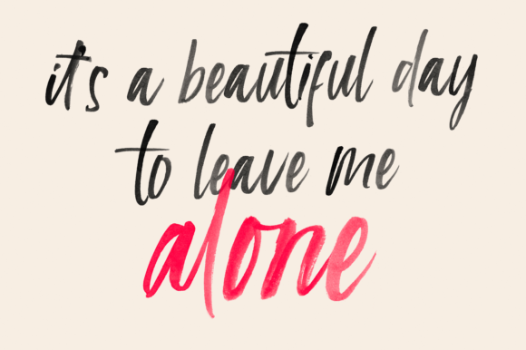 Calisatt Font Poster 5