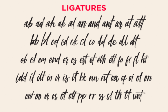 Calisatt Font Poster 10