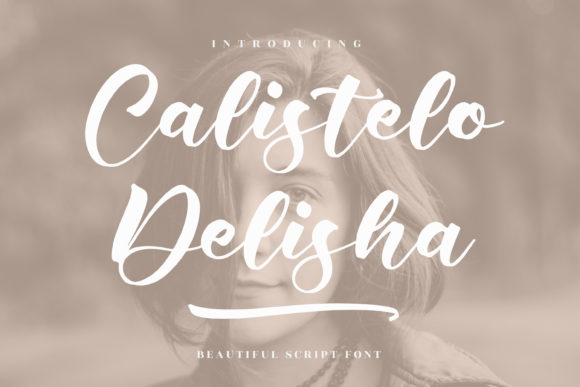 Calistelo Delisha Font Poster 1