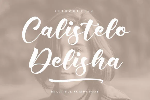 Calistelo Delisha Font Poster 1