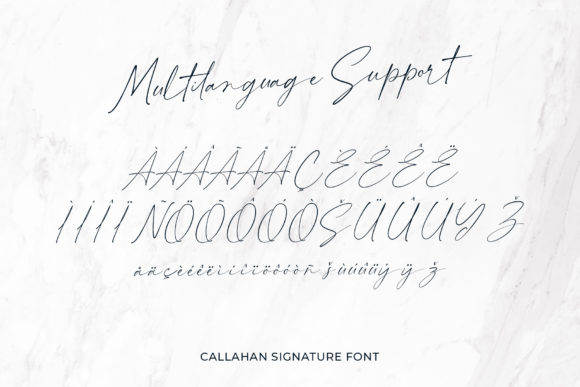 Callahan Font Poster 11