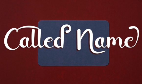 Called Name Font